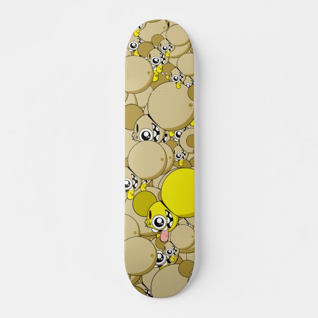 Dalek "Old School" Brun Skateboard Bräda 21,5 Cm (Framsida)