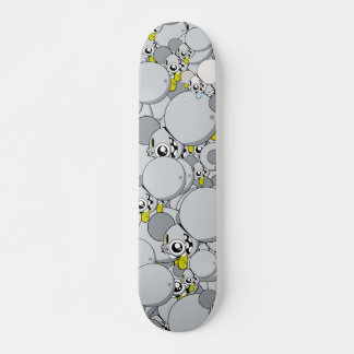 Dalek "Old School" Grå Mini Skateboard Bräda 18,5 Cm
