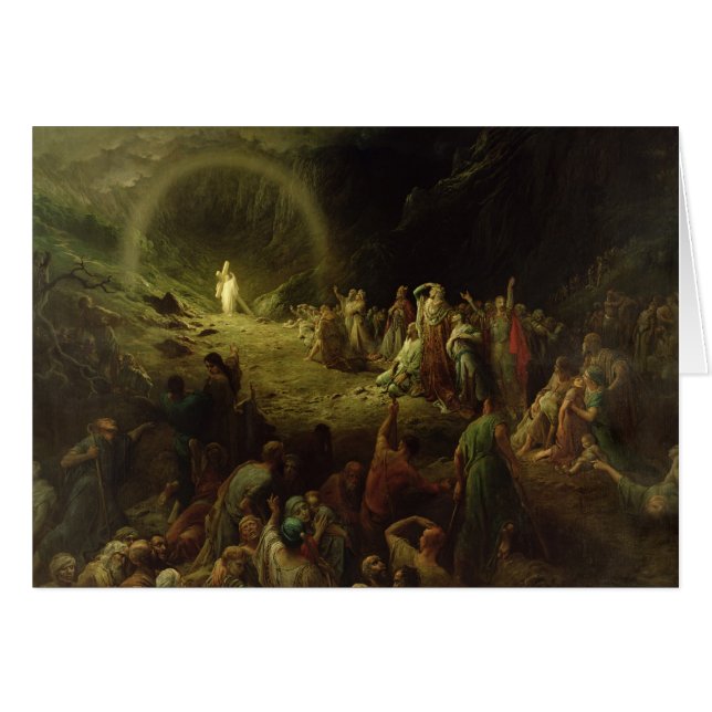 Dalen av tårar, 1883 hälsningskort (Framsidan Horizontal)