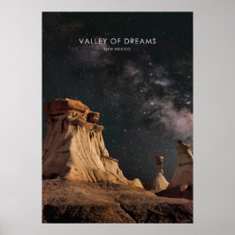 Dalen Dreams, New mexico Travel Illustration Poster