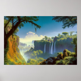 Dalen i borttappaden i djungeln poster