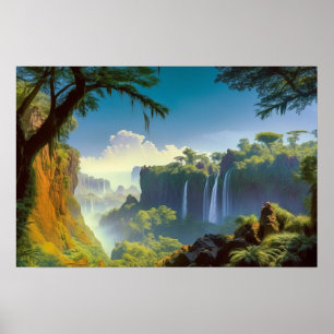 Dalen i borttappaden i djungeln poster