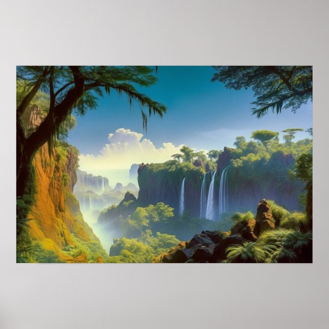 Dalen i borttappaden i djungeln poster (Framsidan)