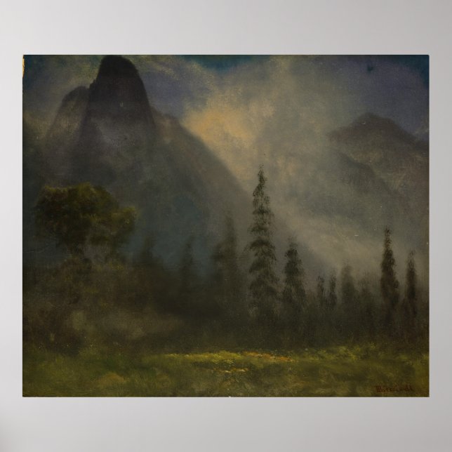 Dalen i Yosemite Poster (Framsidan)