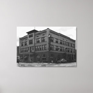 Dalen Oregon beskådar av hotelldalen fotograferar Canvastryck