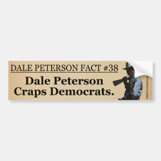 Dalen Peterson skiter demokrater Bildekal