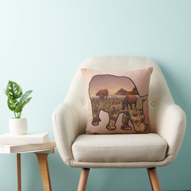 Dalen Rhinoceros, Cushion Kudde (Stol)