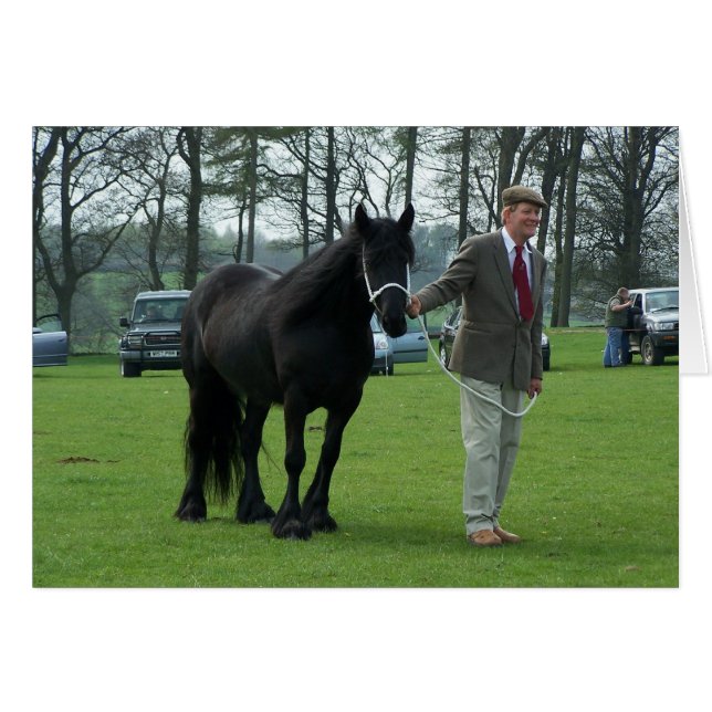 Dales Pony-kort OBS Kort (Framsidan Horizontal)