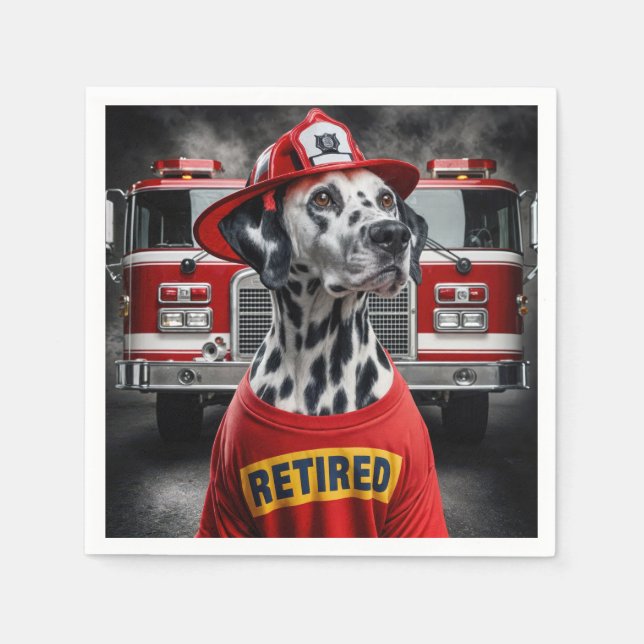 Dalformation Wearing a Retrött Shirt Pappersservett (Framsidan)