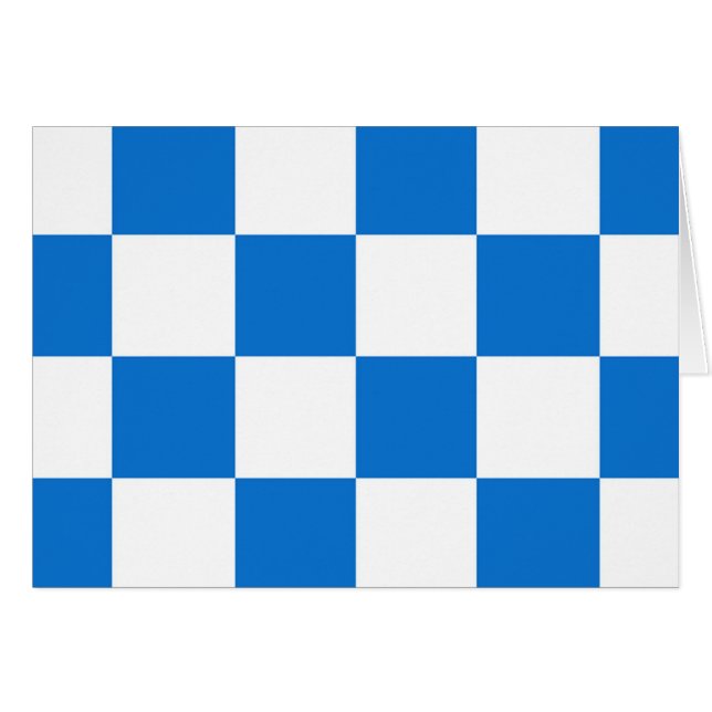 Dalfsen flagga hälsningskort (Framsidan Horizontal)