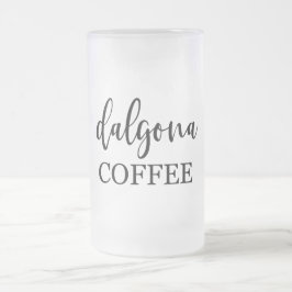 Dalgona TikTok Whipping Coffee Frostat Ölglas