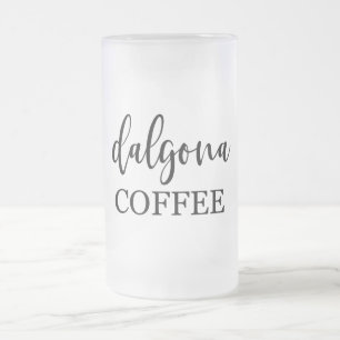 Dalgona TikTok Whipping Coffee Frostat Ölglas