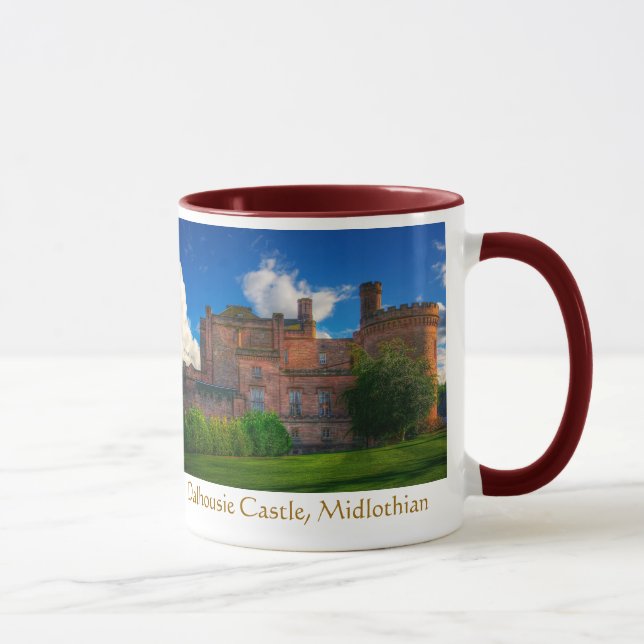 Dalhousie slott, Midlothian, Skottland Mugg (Höger)