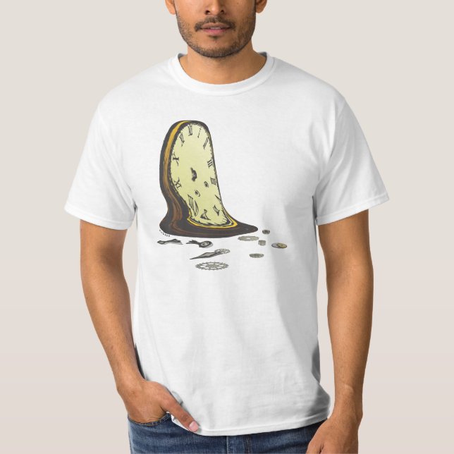 DALI TAR TID PÅ TEE SHIRT (Framsida)