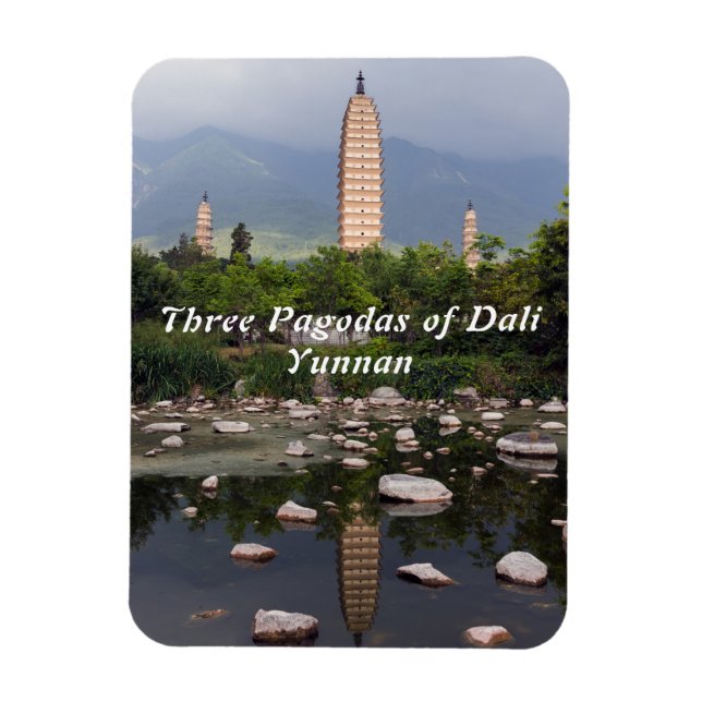 Dali, Zhonghe-Yunnan, China Magnet (Vertikal)