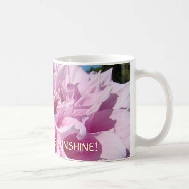 DALIA BLOMMOR Kaffe Kopp Mugg GOD MORGON! (Höger)