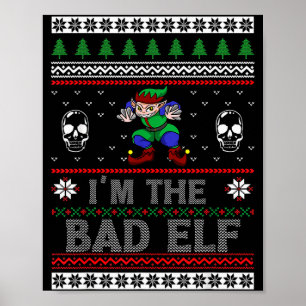 Dålig Alv Fult Jul För Alvskärare Poster