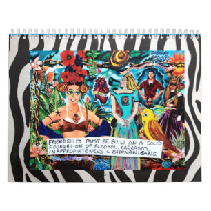 Dålig Art-kalender för flicka Kalender