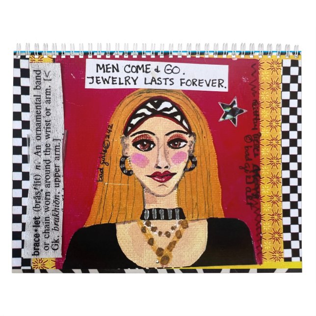 Dålig Art-kalender för flicka Kalender (Omslag)