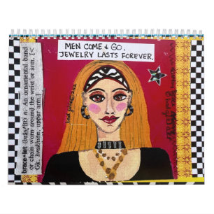 Dålig Art-kalender för flicka Kalender