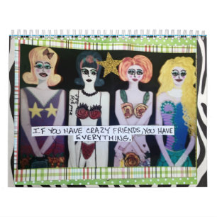 Dålig Art-kalender för flicka Kalender