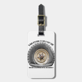 Dålig attityd som Flat Däck Bagagebricka