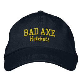 Dålig AxeHigh School Embroired Baseball Hat Broderad Keps