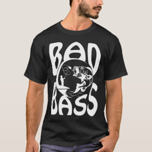 Dålig Bas SVG Anpassad Färg T Shirt