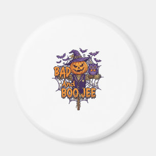 Dålig Boo Jee Pumpa Fågelskrämma Lila Uggla Fladde Magnet