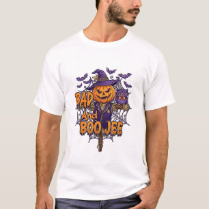 Dålig Boo Jee Pumpa Fågelskrämma Lila Uggla Fladde T Shirt