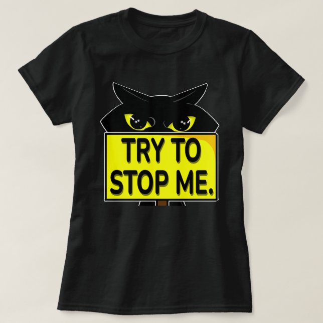Dålig Boogie - Försök Stoppa Mig T Shirt (Design framsida)