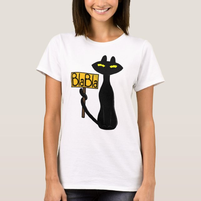 Dålig Boogie - Katten- "BlaBla"  T-Shirts (Framsida)