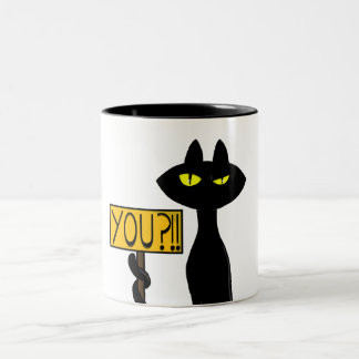 Dålig Boogie -Katten- "Du?!!" roliga Muggar Koppar