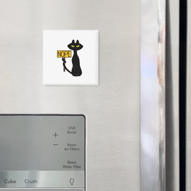 Dålig Boogie -Katten- "NEJ" roliga Magneter (In Situ (Fridge))