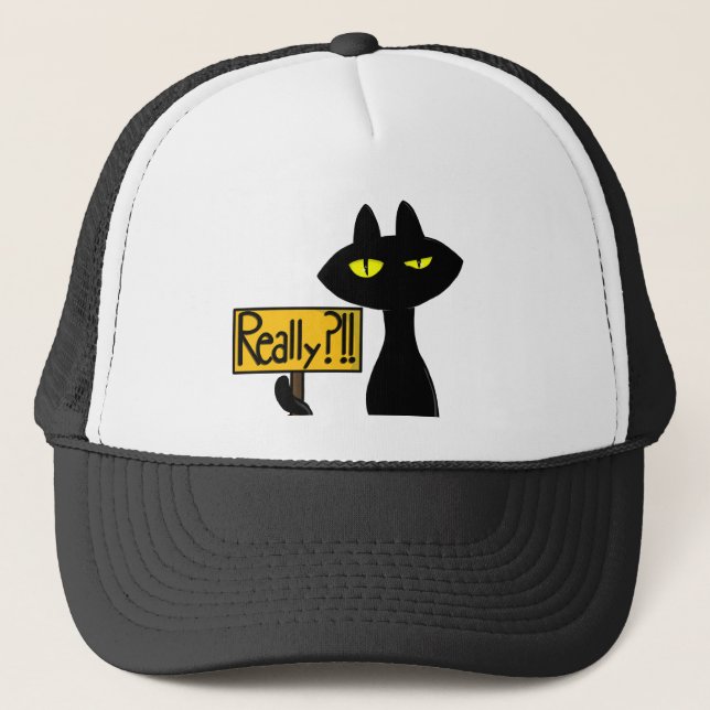 Dålig Boogie - Katten - "Verkligen?!!"  Lastbilsch Keps (Framsida)