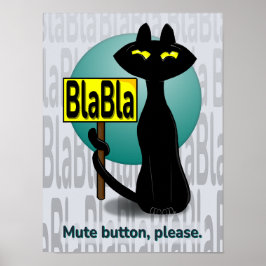 Dålig Boogie Rolig Affisch - BlaBla skylt