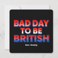 Dålig dag att vara brittisk, 4:e juli-citat