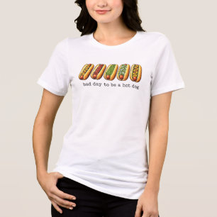 Dålig Dag Att Vara En Korv T-Shirt - Rolig BBQ Mat
