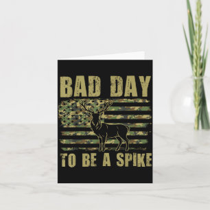 Dålig Dag Att Vara En Ske Funny Deer Hunting Kamou Kort