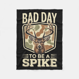 Dålig Dag Att Vara En Ske – Rustik Jakt Humor Fleecefilt