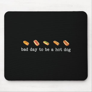 Dålig dag att vara en varmkorv rolig bbq grillning musmatta