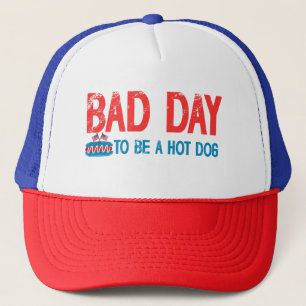 dålig dag för att vara hett hund T-Shirt Keps
