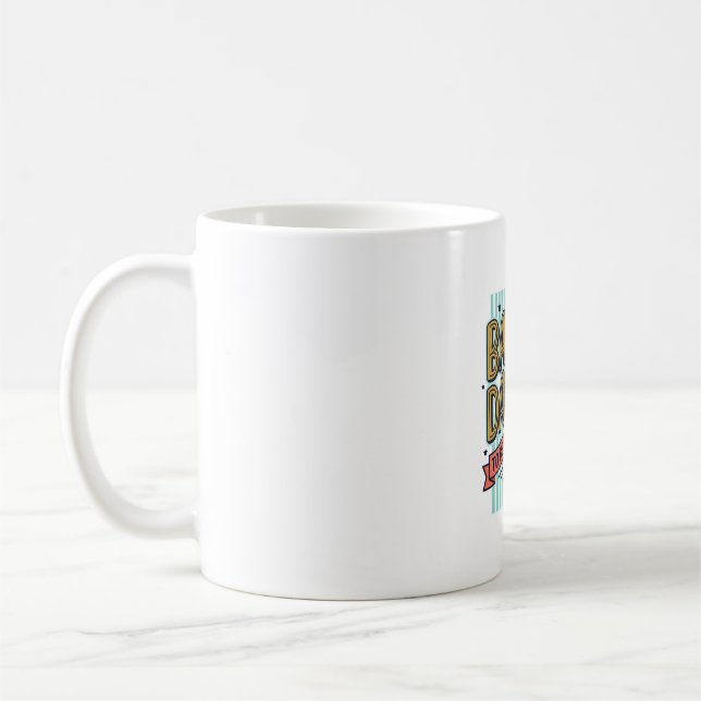 Dålig Dag Hot Dog Retro Vector T-Shirt Design_1 Kaffemugg (Vänster)