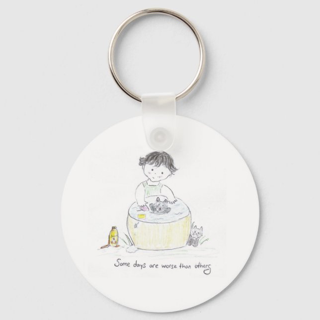 Dålig dag nyckelring (Framsida)