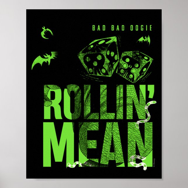 Dålig Dålig Oogie Rullande Elak T Shirt  Poster (Framsidan)