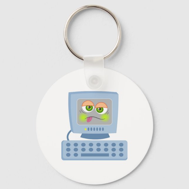 Dålig dator nyckelring (Framsida)