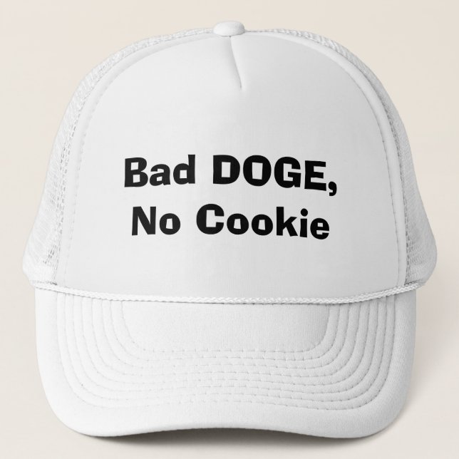 Dålig DOGE, ingen cookie Keps (Framsida)