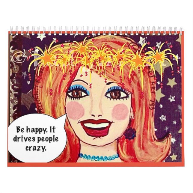 Dålig Flickkonturkalender Kalender (Omslag)