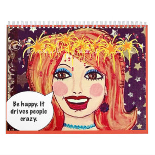 Dålig Flickkonturkalender Kalender