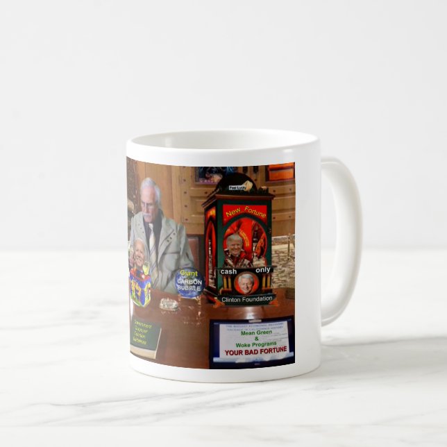 Dålig förmögenhet kaffemugg (Framsida höger)